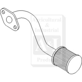 Filter & Pipe Assembly, Hydraulic Intake for Ford/New Holland 5000 Tractors