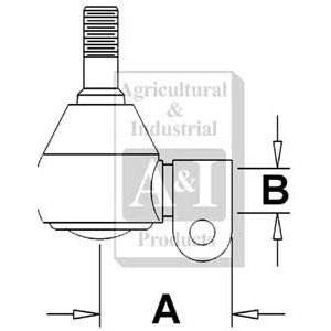 Rod End Ball Joint, Ref. 1 (1)