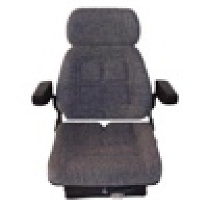 New Complete Seat w/ Air Suspension - Gray Fabric